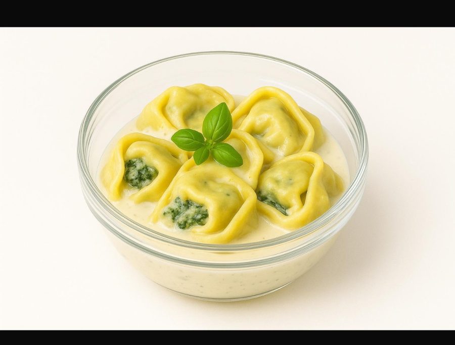 Tortelloni mit Riccotta - Spinat Rahmsaucen